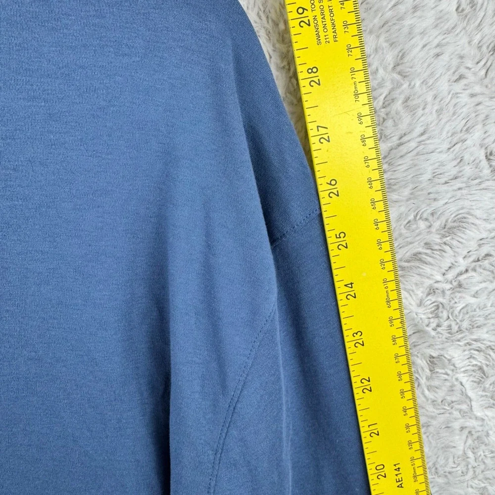 Banana Republic Polo Shirt Mens XXL Blue Long Sleeve Cotton Casual Preppy Soft